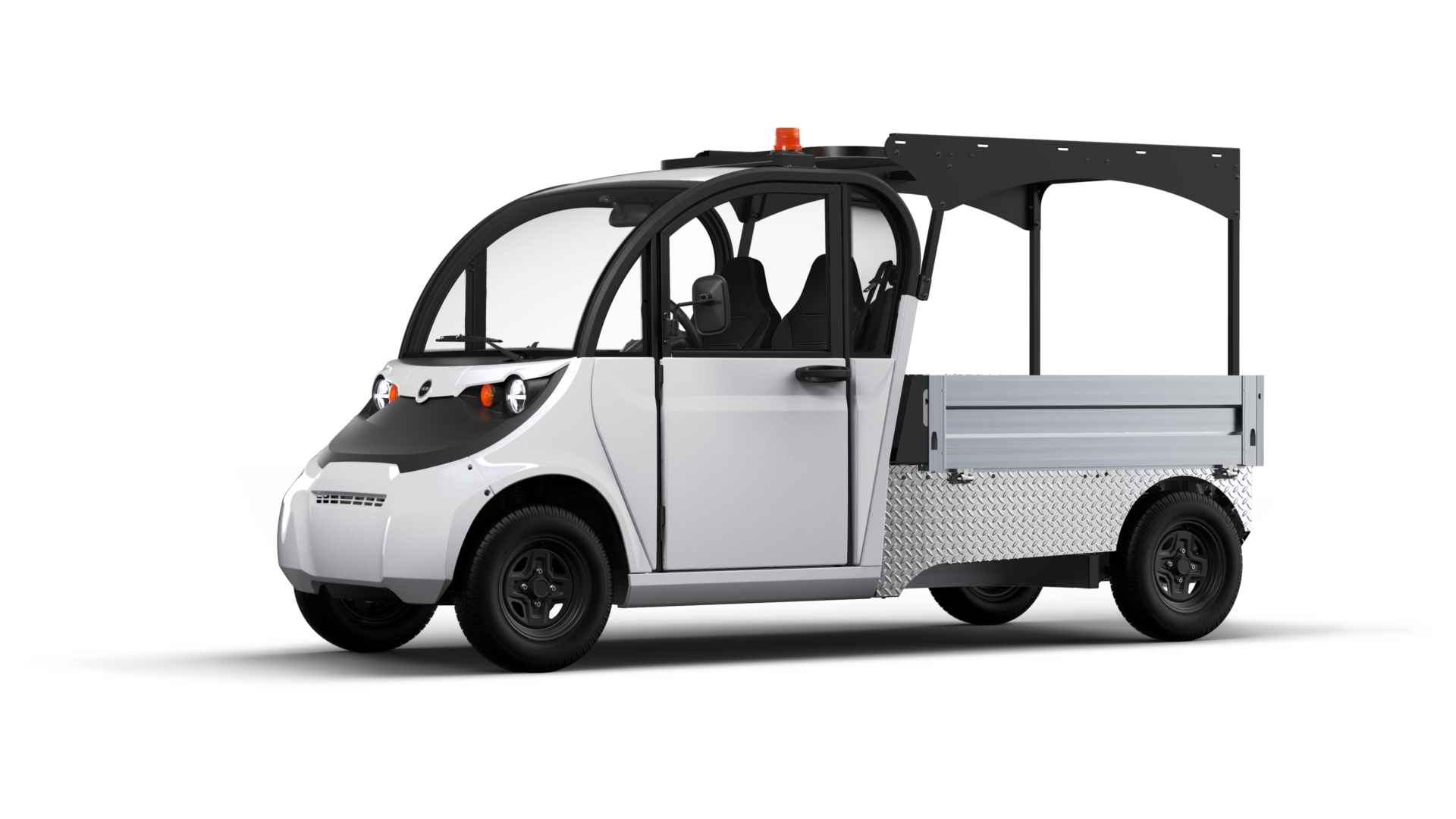GEM-elxd-MY24-front3q-studio-white-beacon-toolchest-ladderrack-boxsides-doors