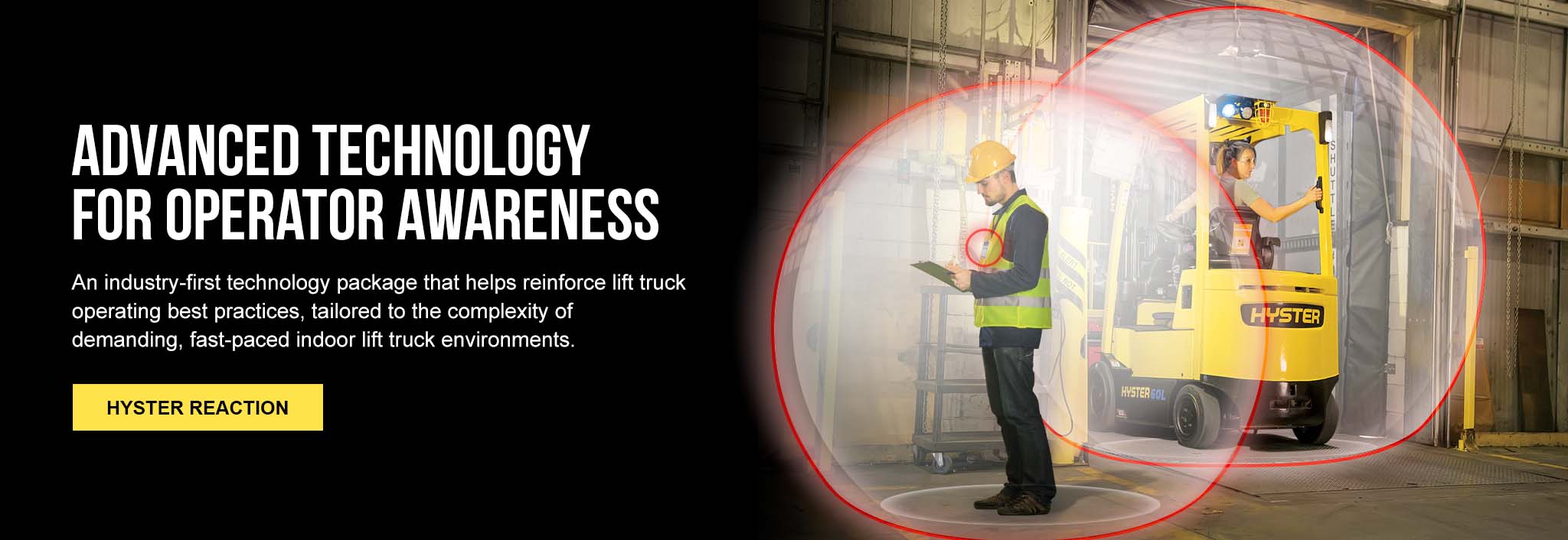 Hyster Reaction Promo Banner