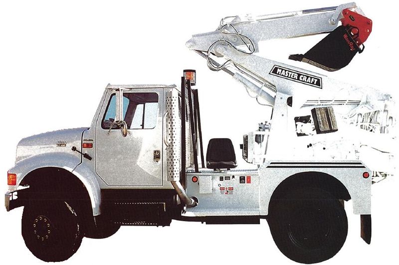 Truck-Mounted Backhoe
