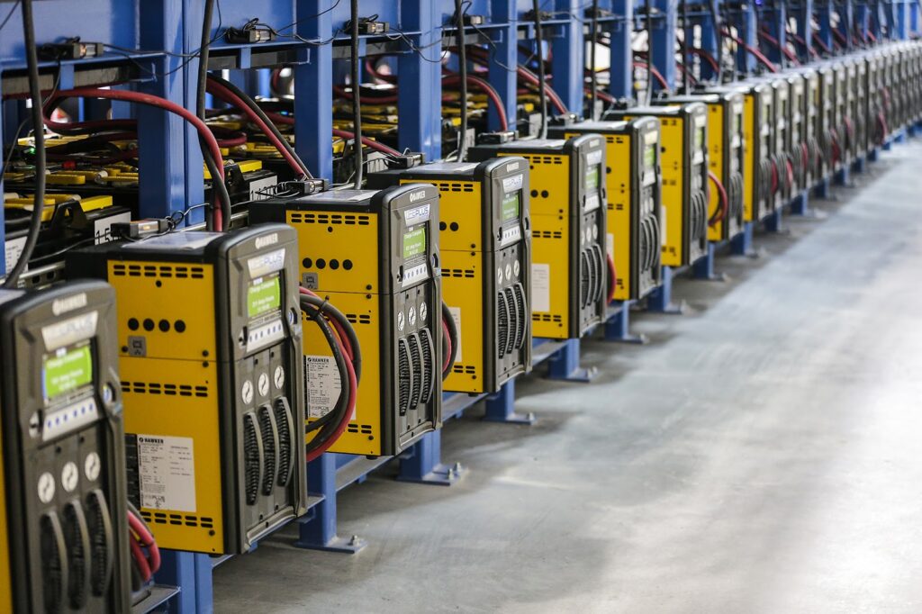 Battery-Charging-1024x682 Forklift Battery Charging Station