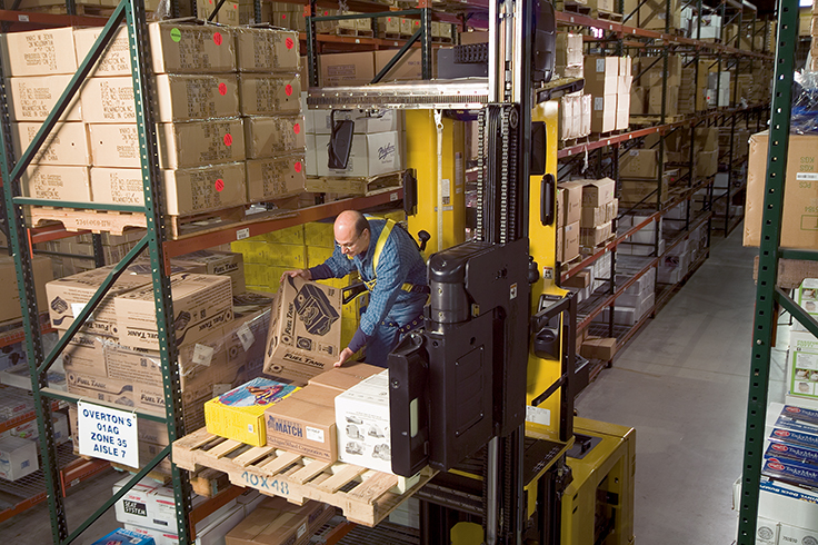 Turret forklift by Yale: Maximum productivity
